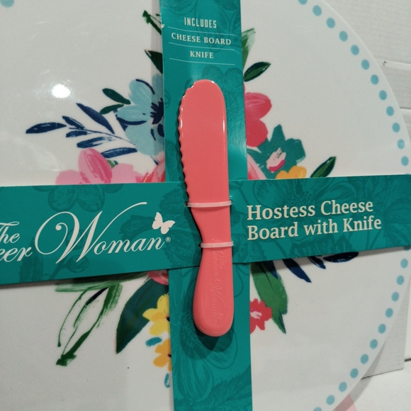 The Pioneer Woman Hostess Cheese Board with Knife - Picture 1 of 8